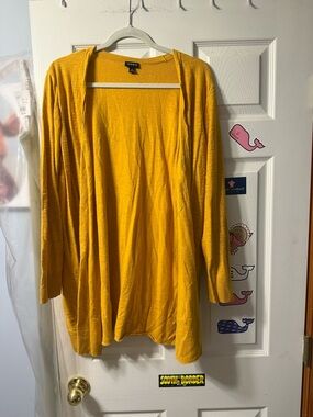 torrid Golden Ribbed Knit Crew Top